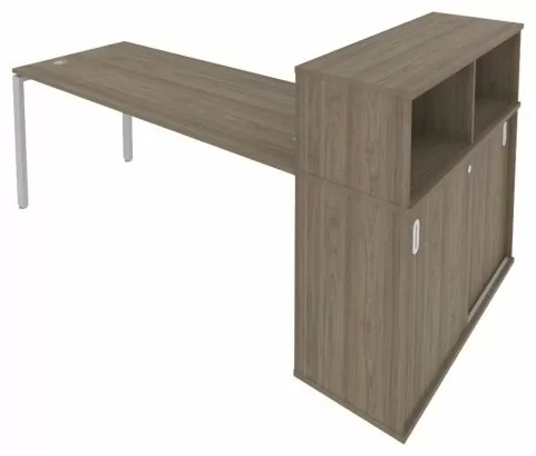 Рабочая станция с опорным шкафом-купе