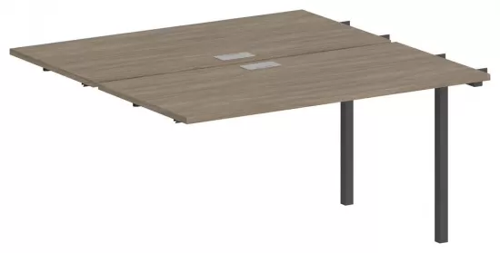 Секция рабочей станции на металлокаркасе 40х40